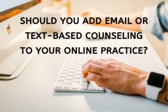 Email or text-based counseling